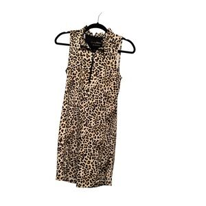 Tommy Bahama Leopard Print Dress Island Zone Size XS